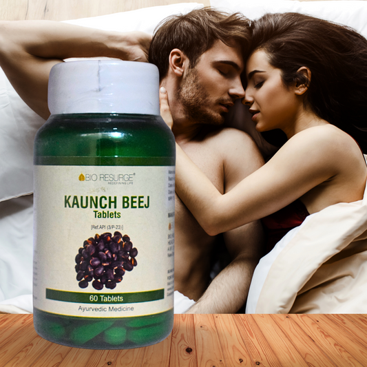 KAUNCH BEEJ TABLETS (For MASCULINE STRENGTH and IMPROVING SEXUAL PERFORMANCE) (By - BIO RESURGE, 60- TABLETS)