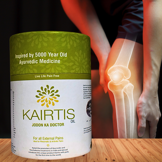 KAIRTIS OIL (For MUSCLE & JOINT PAIN RELAXATION (By- KAIRALI AYURVEDIC PRODUCTS, pack contains- KAIRTIS OIL (110 ML) and 2- POTLIS (80-Grams each))