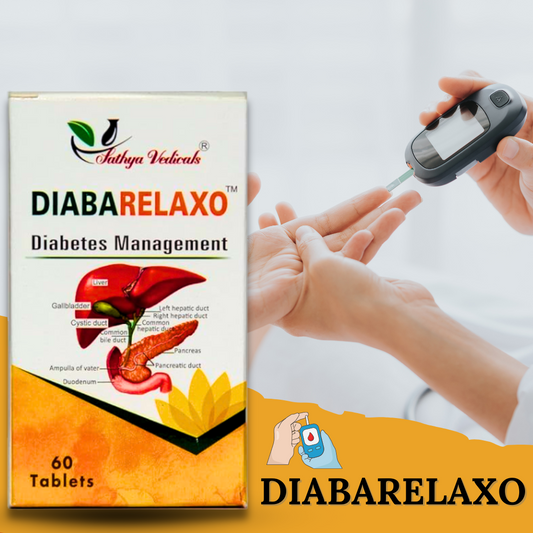 DIABARELAXO ( FOR BLOOD SUGAR ) (BY- SPACE ORGANICS, 60 TABLETS )