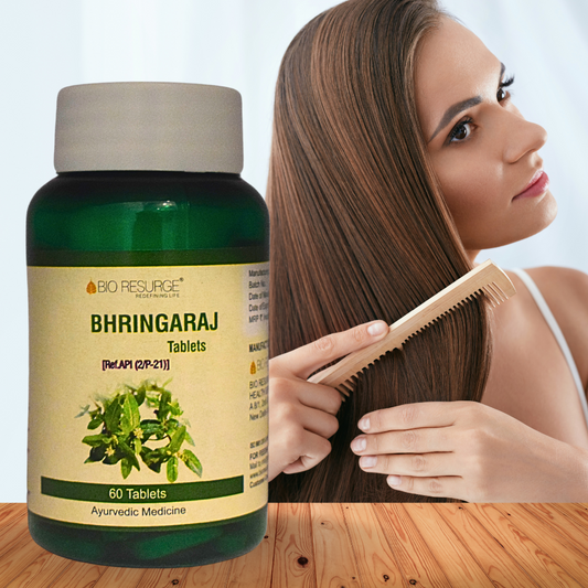 BHRINGARAJ TABLETS (FOR- HAIR CARE) (By- BIO  RESURGE,60 TABLETS)