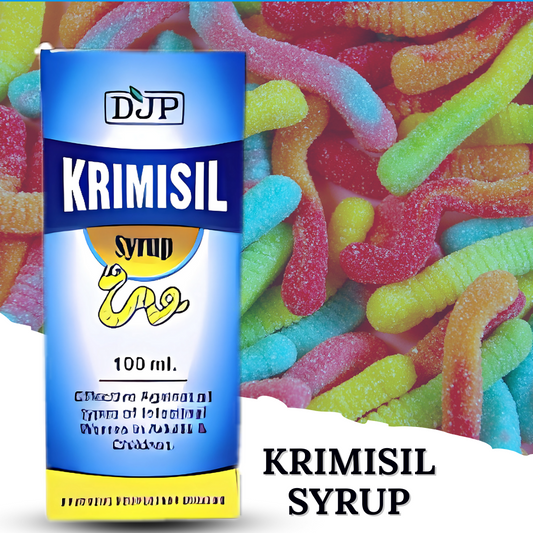 KRIMISIL SYRUP ( Against Intestinal Worms ) ( BY JAGGI PHARMA , 100ML )-Cosmoहित Ayurved