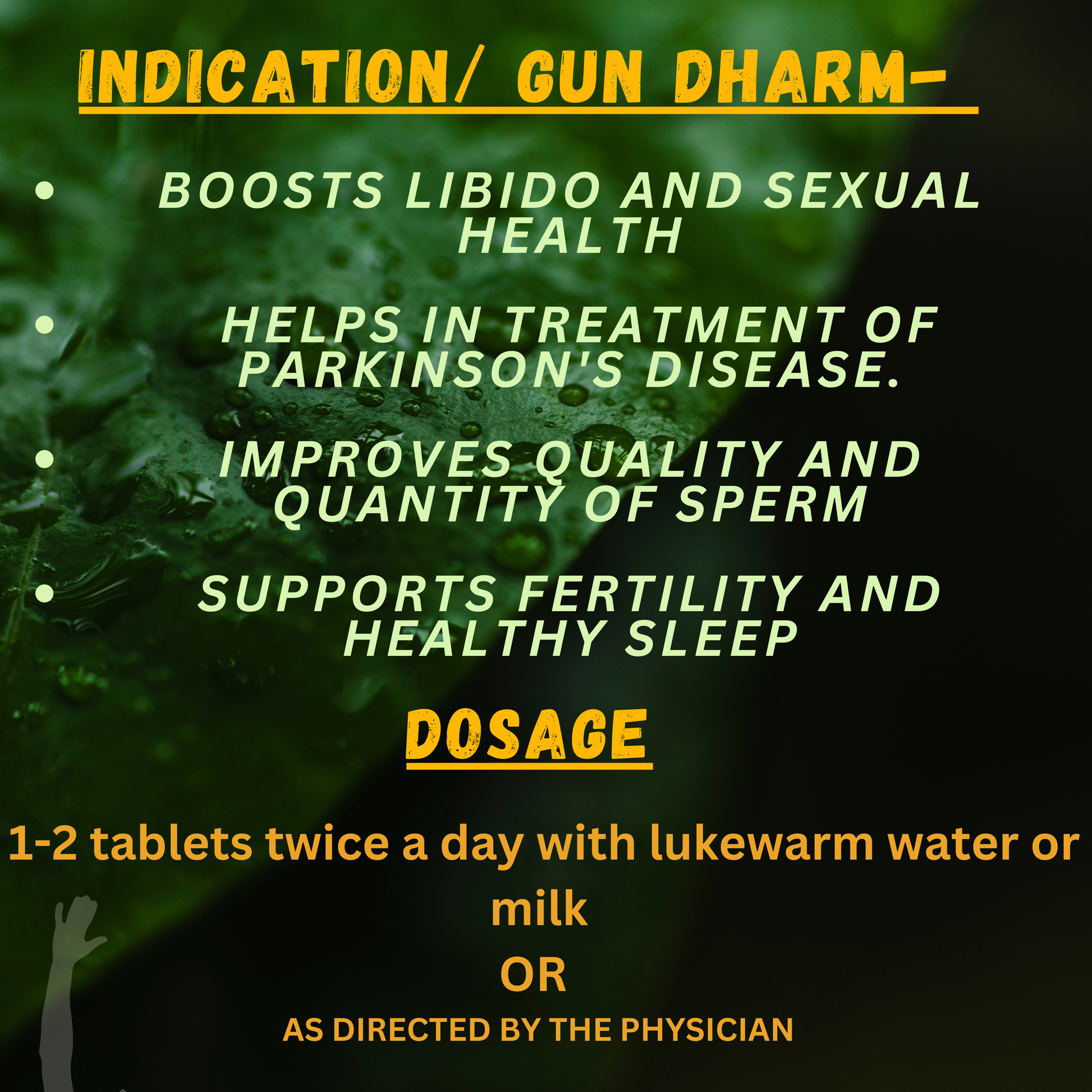 "Bio Resurge Kaunch Beej Tablets – Supports male reproductive health, boosts stamina, enhances libido, and improves overall vitality naturally"