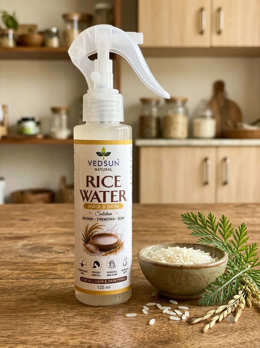 Rice Water Spray For hair & skin 125ml ( by vedsun)