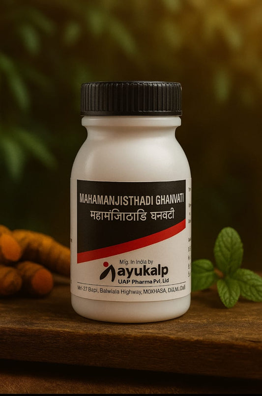 Mahamanjishthadi Ghanvati by Ayukalp UAP Pharma PVT LTD- 80 TABLETS