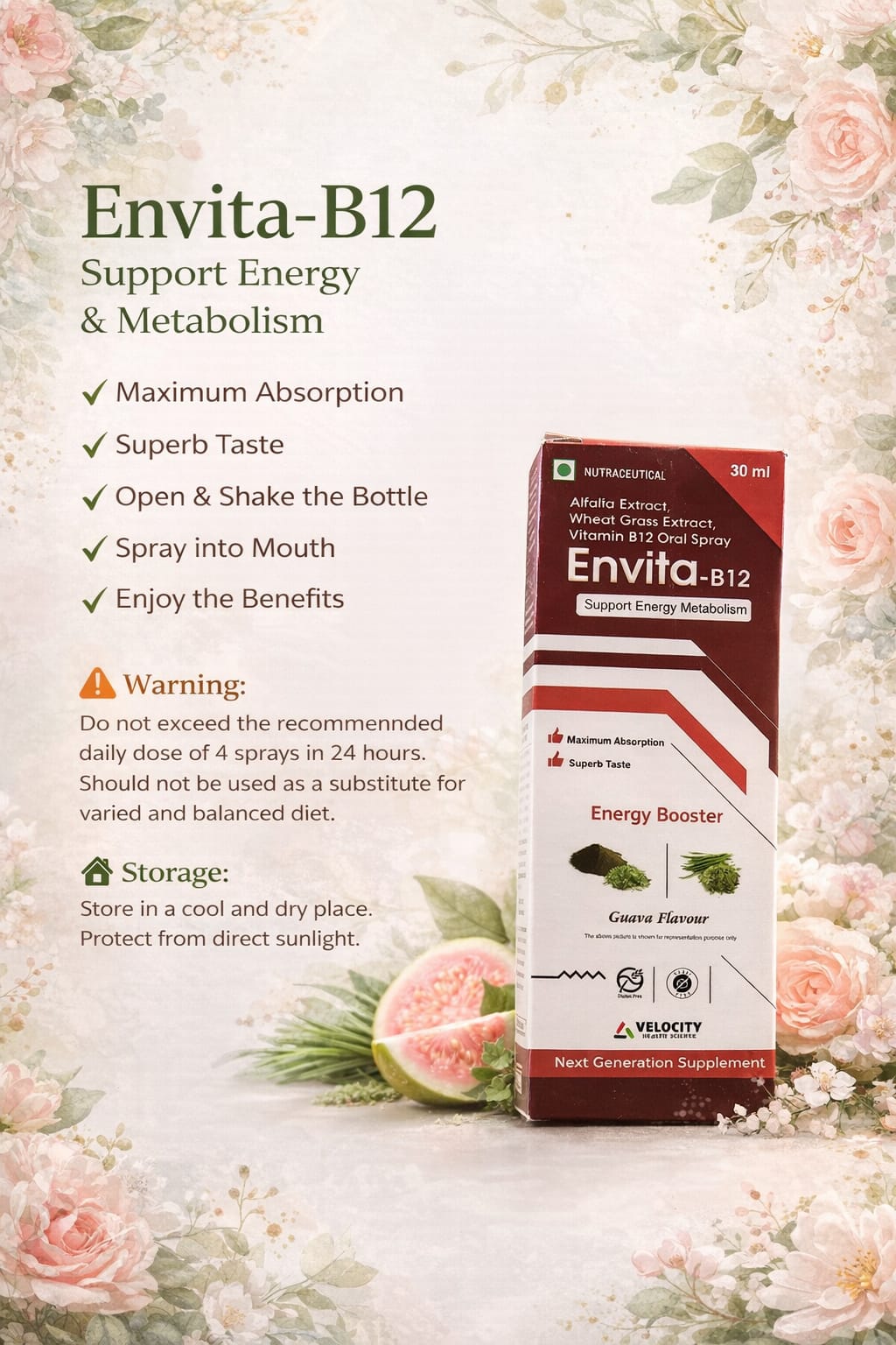 Envita B-12 by Paras Herbal Formula- 30 ml