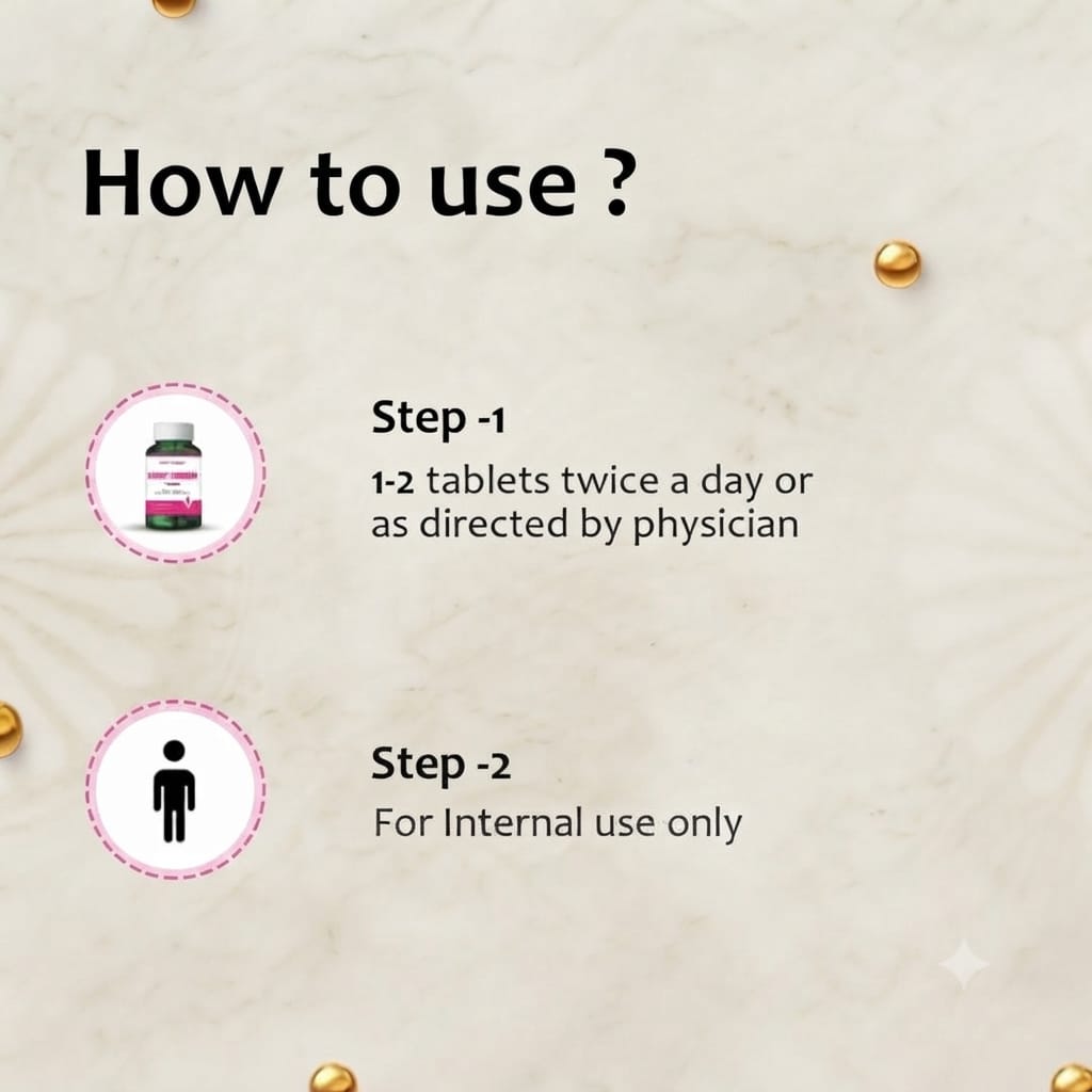 Shwet Shuddhi Tablets – Traditional Herbal Support for Vaginal Health 45gm