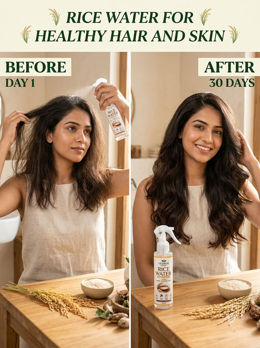 Rice Water Spray For hair & skin 125ml ( by vedsun)
