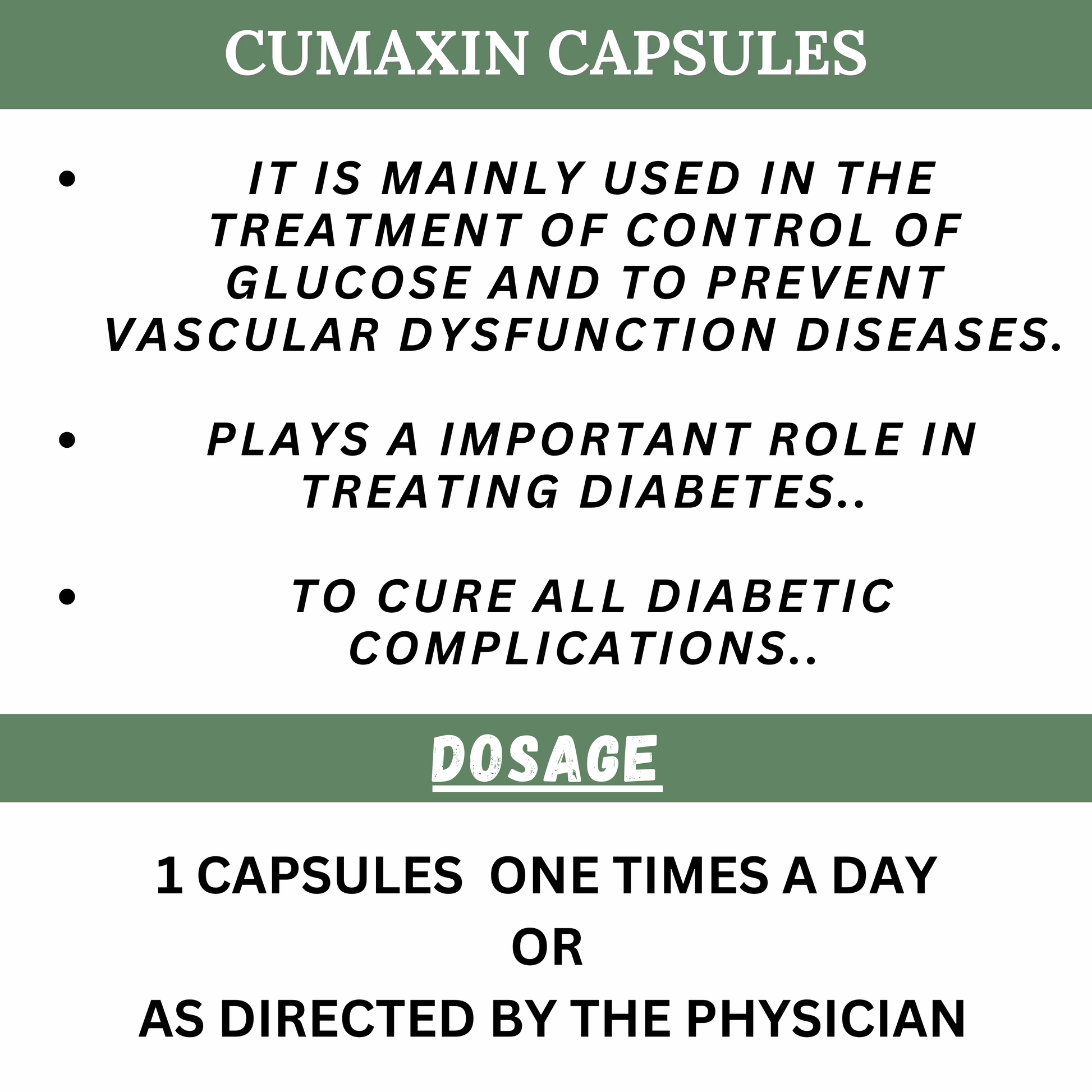 "Phyto Specialities Cumaxin Capsules – Ayurvedic Formula for Glucose Management & Vascular Wellness – 30 Capsules with Dosage Information | Shop Now at Cosmohit Ayurved"