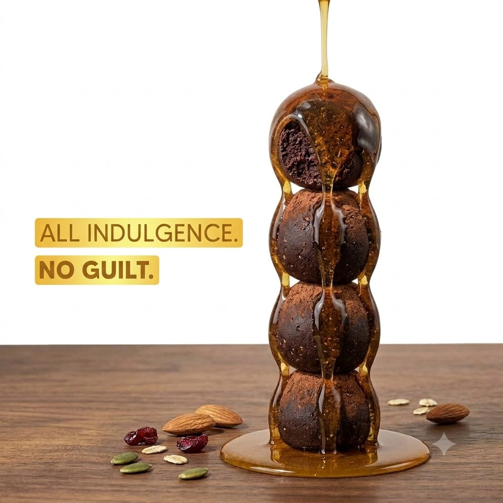Eat Better Coffe Chocolate Protein Laddoos | High-Protein Energy Bites 40GM