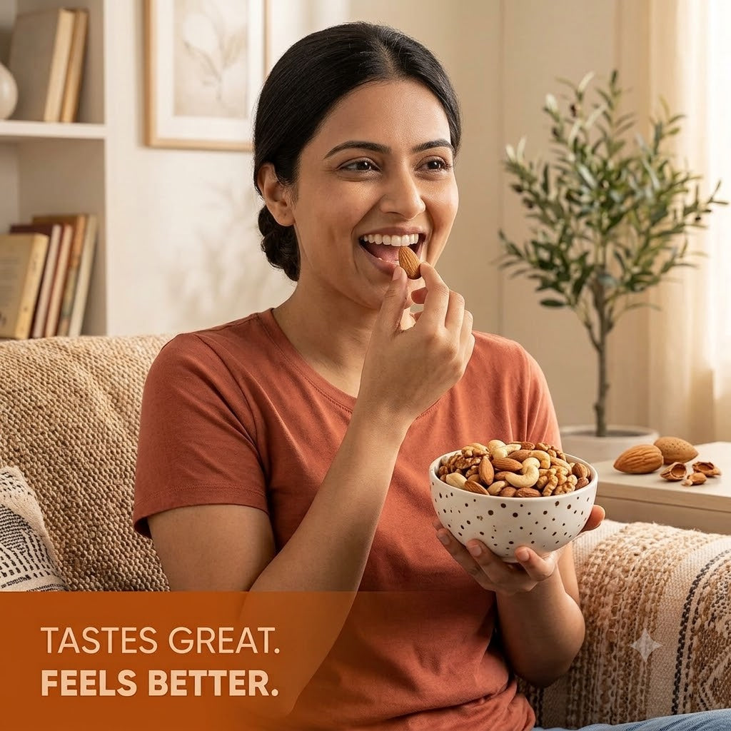 Natural Sweet & Crunchy Nut Mix – Sweetened with Dates 100gm