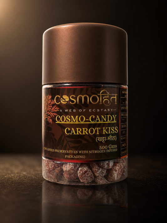 COSMO CANDY- CARROT KISS (khatta-meetha)- 500 grams