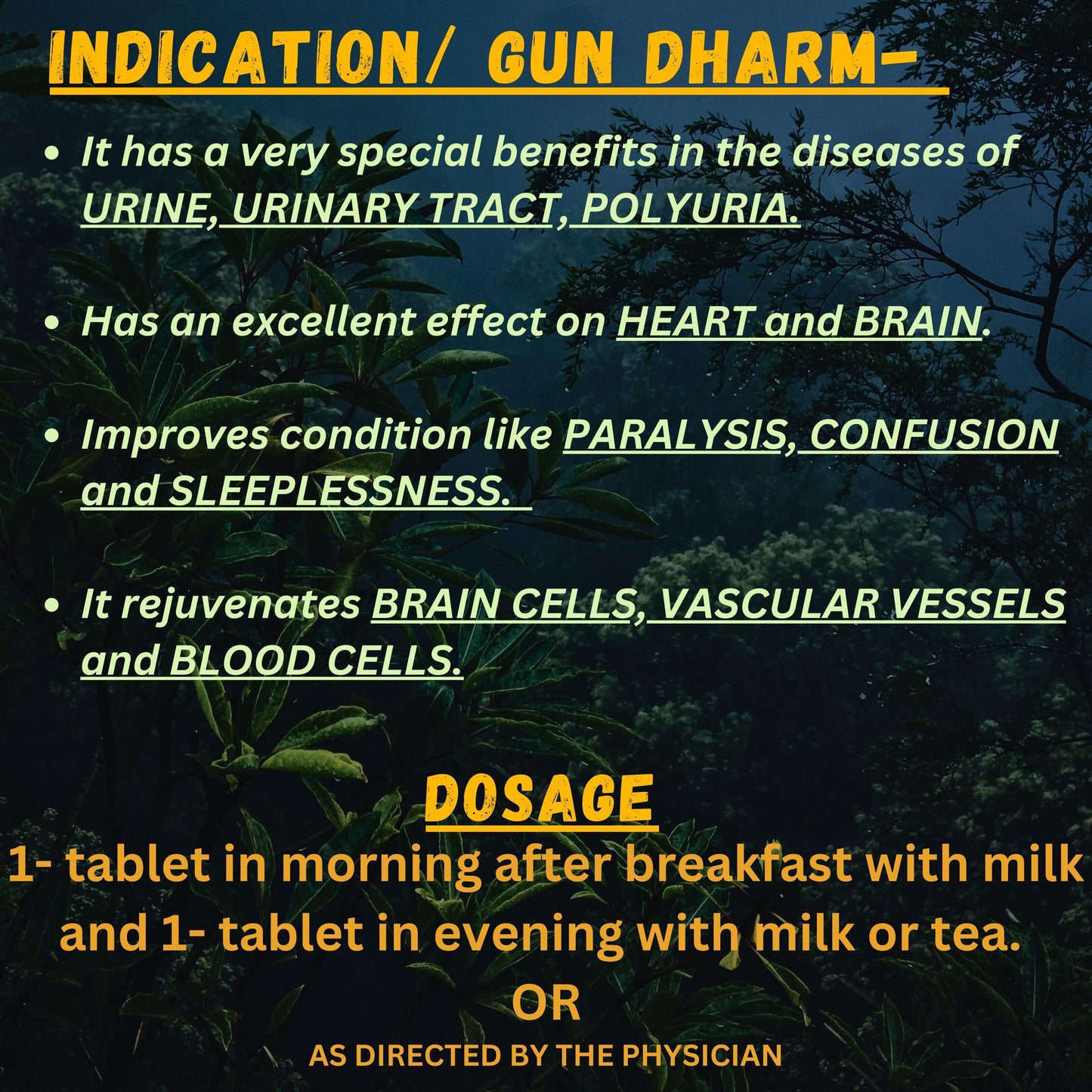 YOGENDRA RAS, SWARN YUKT (By- SHARMAYU, 10- TABLETS)