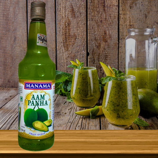 AAM PANHA FRUIT CRUSH (By- MANAMA FOODS, 750- ML)