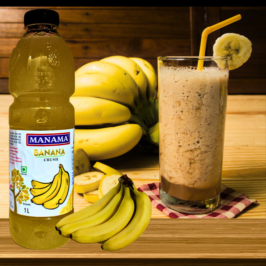 BANANA CRUSH (By- MANAMA FARMS & FOODS, 1- Ltr)