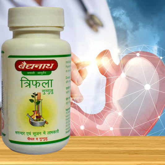 TRIPHALA GUGGULU (By- BAIDYANATH, 80- Tablets)