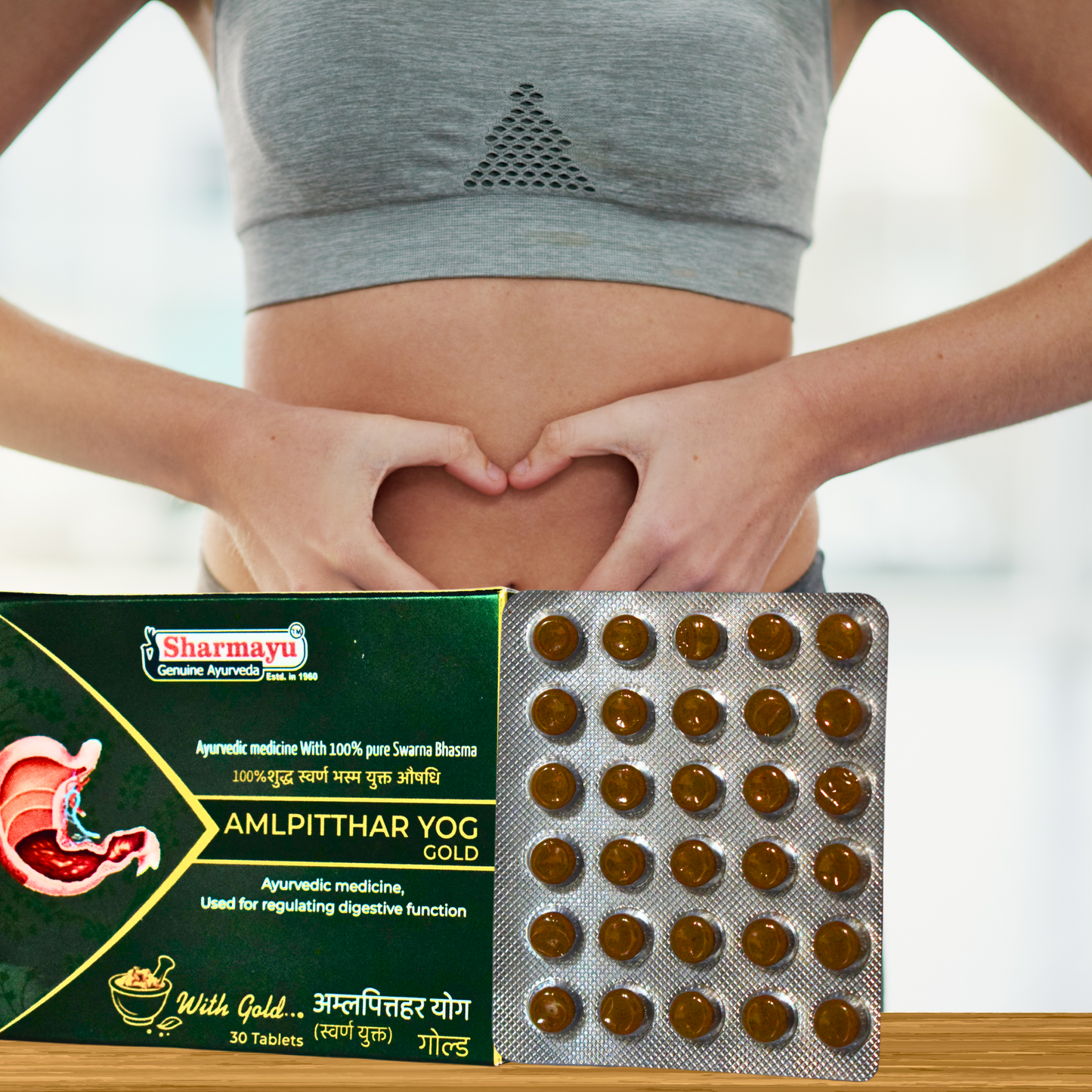 AMLPITTHAR YOG GOLD ( Digestive health)  (By- SHARMAYU, 30- Tablets)