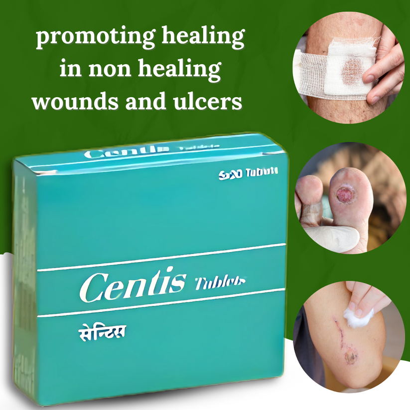 CENTIS TABLETS ( HEALS WOUNDS )( BY - PHYTO SPECIALITIES , 5* 30 TABLE ...
