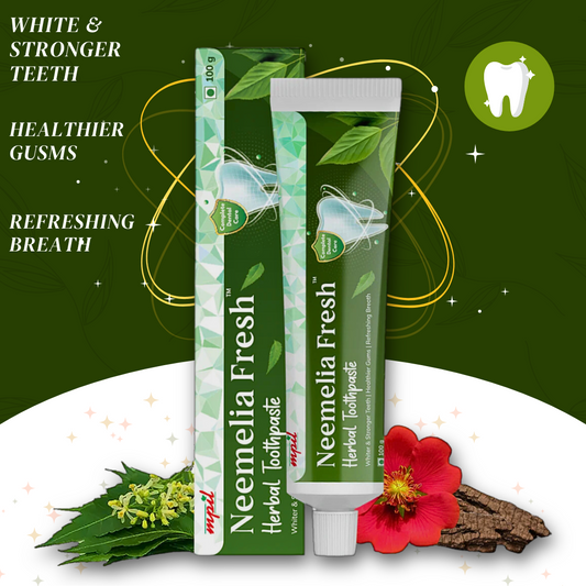 NEELMELIA FRESH HERBAL TOOTHPASTE ( BY MPIL, 100G )