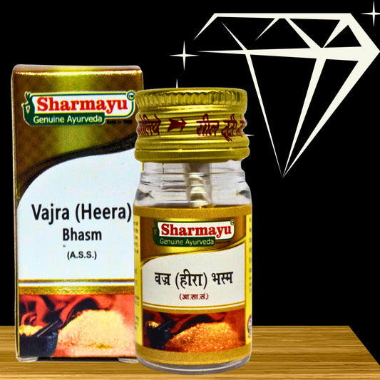 VAJRA (HEERA) BHASMA (By- SHARMAYU, 100 Mg)