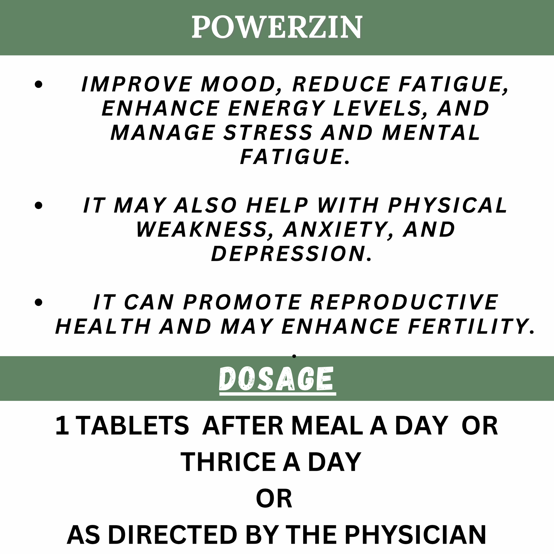 "Praxom Ayurveda Powerzin Tablets – Ayurvedic Supplement for Strength, Stress Reduction & Male Reproductive Wellness – 15 Tablets with Dosage Details | Buy Online at Cosmohit Ayurved"